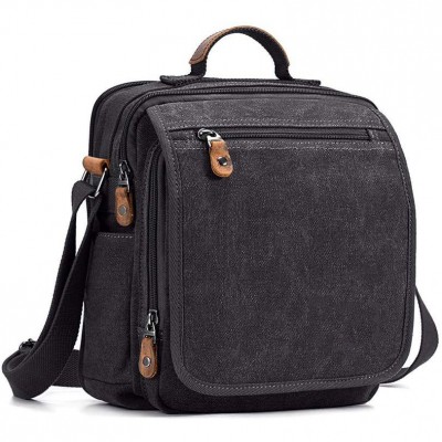 Canvas Men Messenger Bag Men Small Travel School Crossbody Bag